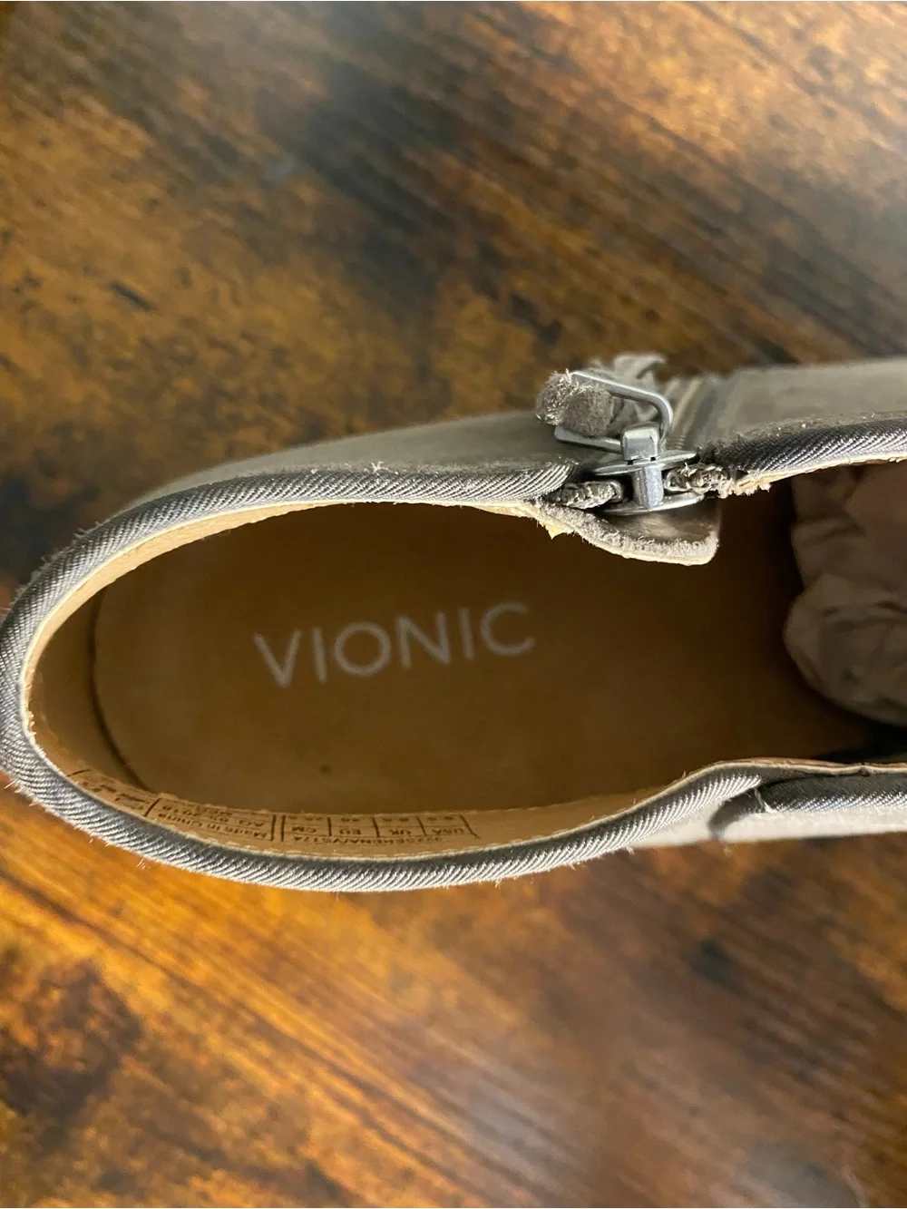Vionic Suede Ankle Boots